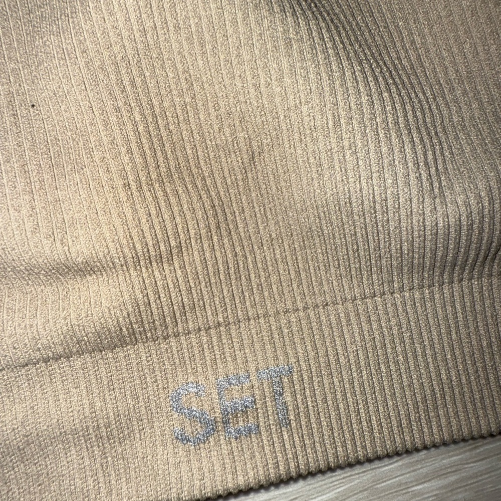 SET Active Ribbed One-Shoulder Top - Picture 4 of 4